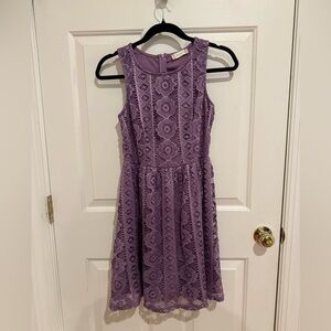 Altar'd State Lavender Lace Dress- Sleeveless XS